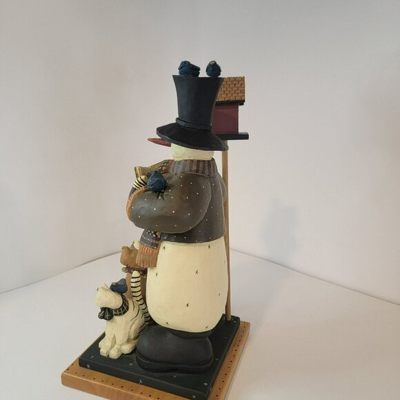 Williraye Studios WW2280 Snowman Serenade Snowman Caroling w/ Cats - Picture 5 of 7